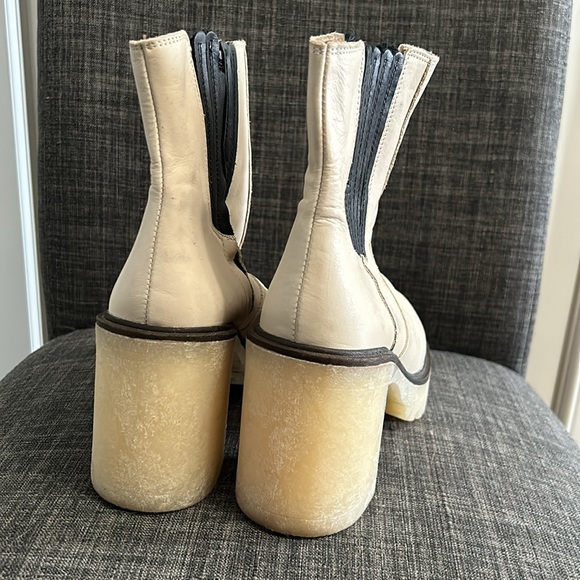 NWOB Free People James Leather Chelsea Ankle Boot Size 38.5 - Picture 5 of 6